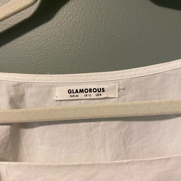 GLAMOROUS square-neck puffed sleeve top - Picture 3 of 4